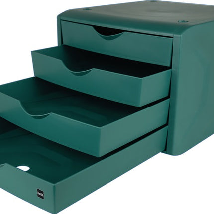 Helit Schubladenbox ( 9000493492 ) mit Auszugssperre 4 Schubladen