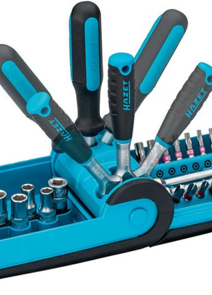 Hazet socket spanner set 856-1HP ( 8000753595 ) 38-piece 1/4 ″ No. of teeth 90 hexagon