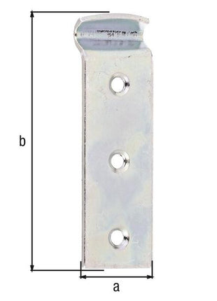 GAH Alberts locking hooks for crate latches ( 8002657141 ) Length 83 Width 25 Thickness 2 mm cranked