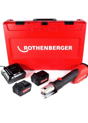 Rothenberger ROMAX 4000 Basic Set zaciskarka akumulatorowa 18V 34kN + 2x akumulator 4,0Ah + ładowarka + walizka
