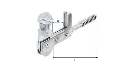 GAH Alberts Arrêt de volet ( 8001889052 ) longueur 115 mm avec butée