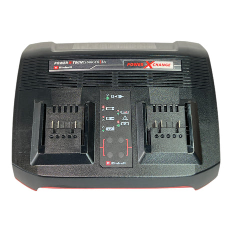Einhell Power X-Twincharger 3A Doppel Ladegerät 18 V 3 A ( 4512069 ) für alle Power X-Change Li-Ion Akkus