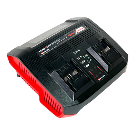 Einhell Power X-Twincharger 3A caricatore doppio 18 V 3 A ( 4512069 ) per tutte le batterie Power X-Change Li-Ion