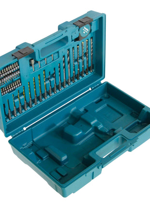 Trapano a percussione a batteria Makita DHR 171 STX3 18 V 1,2 J SDS-Plus Brushless + 2x batteria ricaricabile 5,0 Ah + caricabatterie + set di accessori da 65 pezzi + valigetta