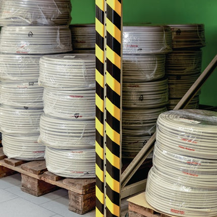 Protezione angolare durevole ( 9000480101 ) giallo/nero 1000 mm tipo C35