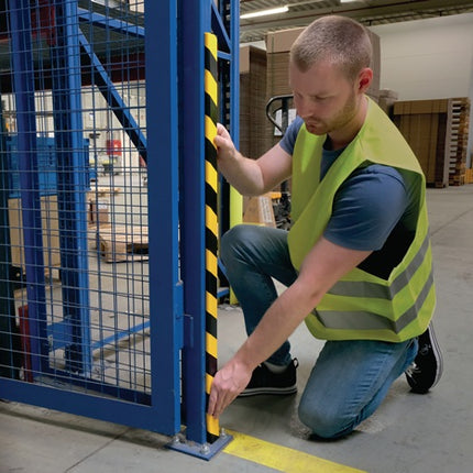 Protezione angolare durevole ( 9000480101 ) giallo/nero 1000 mm tipo C35