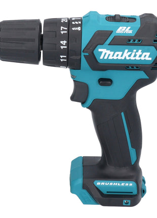 Makita HP 332 DM1E Perceuse-visseuse à percussion sans fil 12 V max. 35 Nm Brushless + 1x batterie 4,0 Ah + coffret - sans chargeur