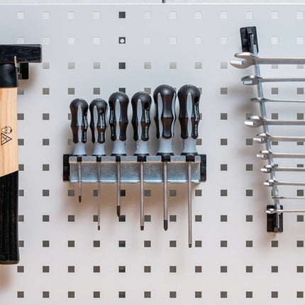 Bedrunka & Hirth Werkzeughalter SimplaClip ( 9000426501 ) B2xH6mm Haken 45 ° Lochplatten
