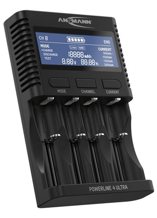 Ansmann universal charger UBC Powerline 4 Ultra ( 4000902123 ) with mains adapter