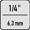 Wera Bit 867 TORX(R) HF ( 8002899420 ) 1/4 ″ TX 20 Lunghezza 50 mm