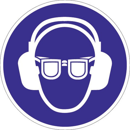 Signe d'obligation ( 9000477513 ) Utiliser des protections auditives/ oculaires