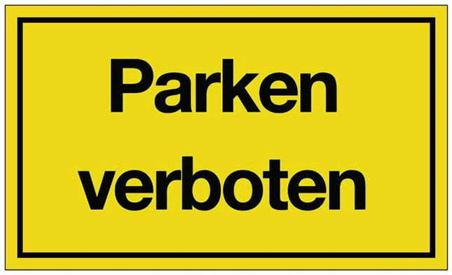 Cartello ( 3000277122 ) Parcheggio vietato Plastica