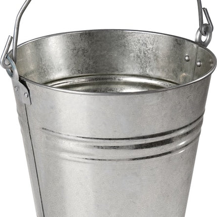 Eimer ( 9000466960 ) 9,5 l Stahlblech, verzinkt silber Ø 280 mm Höhe 280 mm