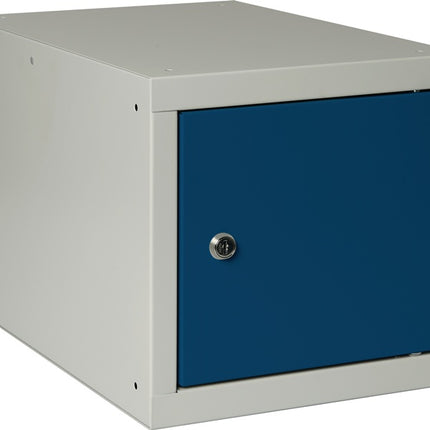 Armoire à casiers ( 9000453671 ) gris clair/bleu gentiane 1 compartiment