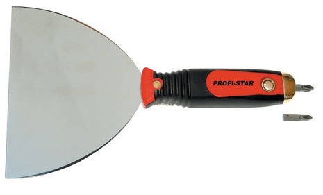Screw handle spatula ( 4000816450 ) Width 150 mm 2-component handle, stainless steel