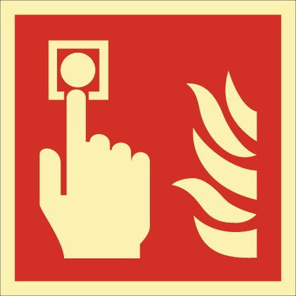 Cartello di protezione antincendio ASR A1.3/DIN EN ISO 7010/DIN 67510 ( 9000477577 ) L148xL148 mm Lamina