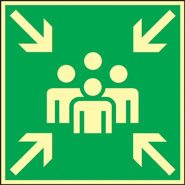 Rettungszeichen BGV A8 ( 3000277470 ) L148xB148 mm Kunststoff