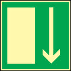 Cartello di salvataggio BGV A8 ( 3000277432 ) L148xL148 mm Foil