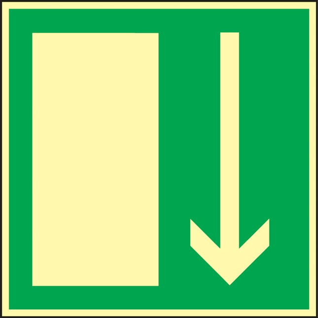 Cartello di salvataggio BGV A8 ( 3000277432 ) L148xL148 mm Foil
