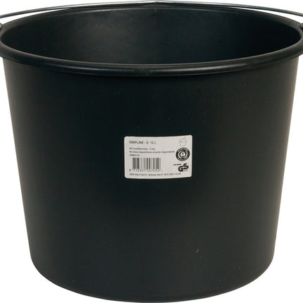 Seau de chantier GRIPLINE D ( 4000819008 ) 12 l plastique