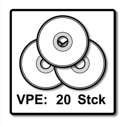 Makita B-53110 Schruppscheibe 125 mm x 22,23 mm - 20 Stück - Toolbrothers