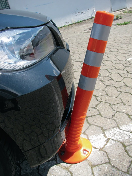 Palo di sbarramento ( 9000490027 ) Plastica bianca/rossa Ø 80 mm Altezza sopra il corridoio1000 mm
