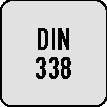 RUKO Spiralbohrer DIN 338 Typ N ( 4000600137 ) Nenn-Ø 2,3 mm Zylinderschaft 5xD rechtsschneidend
