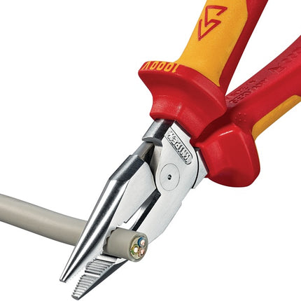 Knipex Spitzkombizange ( 8002875246 ) Länge 185 mm verchromt VDE