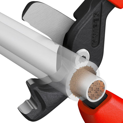 Knipex coupe-câbles StepCut XL ( 8004039102 ) longueur 225 mm poignée confort