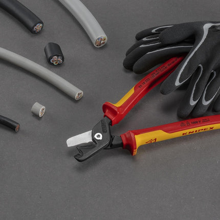 Knipex coupe-câbles StepCut(R) XL ( 8004039103 ) Longueur 225 mm Gaines multi-composants