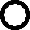 Chiave ad anello Gedore 2 A 85 ( 4000824115 ) larghezza chiave 85 mm a gomito