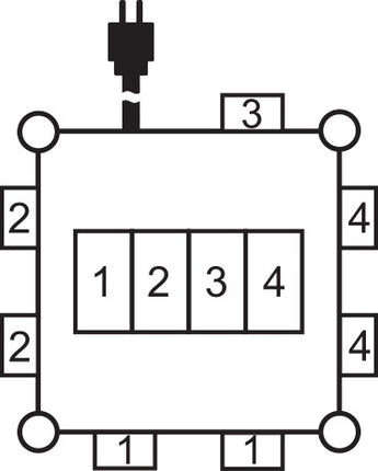 Brennenstuhl Distributeur de courant ( 8000337886 ) Fiche 400V/16 A
