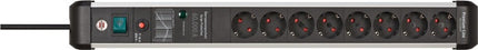 Presa di corrente Brennenstuhl Premium-Protect-Line ( 8001484635 ) 16 A 230 V nero/argento 3 m PVC 1,5 mm²