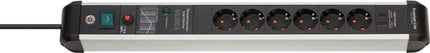 Presa di corrente Brennenstuhl Premium-Protect-Line ( 8001718837 ) 16 A 230 V nero/argento 3 m PVC 1,5 mm²