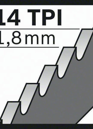 Lama alternativa Bosch S 922 BF ( 8000343778 ) lunghezza 150 mm larghezza 19 mm set, fresato