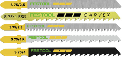 Festool STS-Sort/25 W Set di lame per seghetto per legno - 25 pz. ( 204275 )