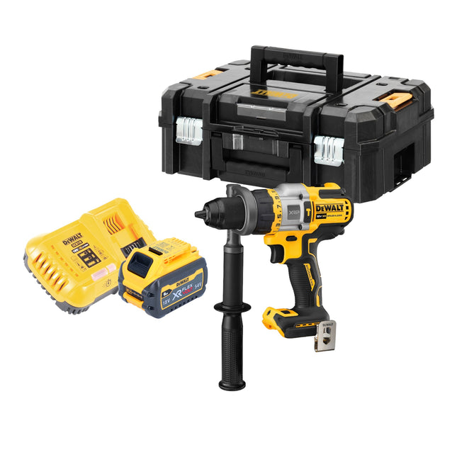 DeWalt DCD 999 T1T Akku Schlagbohrschrauber 18 V 95 Nm Brushless 1x Akku 6 0 Ah Ladegeraet TSTAK 0 - toolbrothers