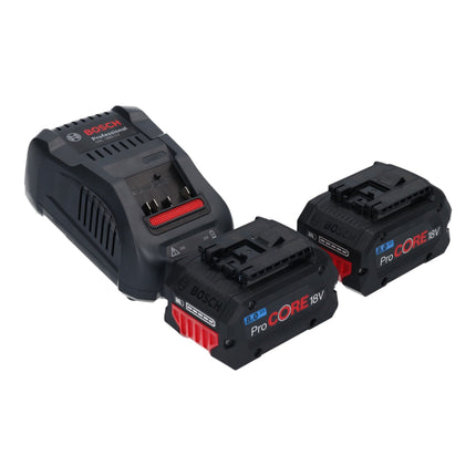 Meuleuse d'angle sans fil Bosch GWS 18V-10 Professional 18 V 125 mm Brushless + 2 batteries ProCORE 8,0 Ah + chargeur