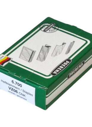 Prebena 2x VZ06CNK staple 10.5 x 6 mm type VZ 13400 pieces galvanised steel