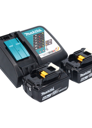 Tagliasiepi a batteria Makita DUH 506 RG2 18 V 50 cm brushless + 2x batteria ricaricabile 6,0 Ah + caricabatterie