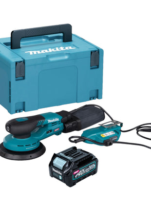 Makita BO 002 CGD101 Akku Exzenterschleifer 40 V max 150 mm 5 0 mm Hub Brushless 1x Akku 2 5 Ah Makpac ohne Ladegeraet 0 - toolbrothers