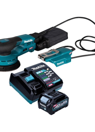 Makita BO 003 CGD101 Akku Exzenterschleifer 40 V max 125 mm 3 0 mm Hub Brushless 1x Akku 2 5 Ah Ladegeraet 0 - toolbrothers