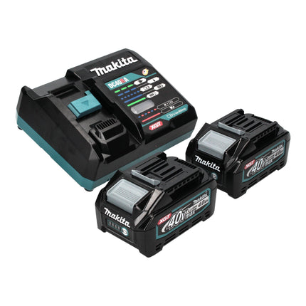 Makita BO 005 CGM201 Levigatrice orbitale a batteria 40 V max. 80 x 130 mm 3,0 mm di corsa Brushless + 2x batteria ricaricabile 4,0 Ah + caricabatterie + Makpac
