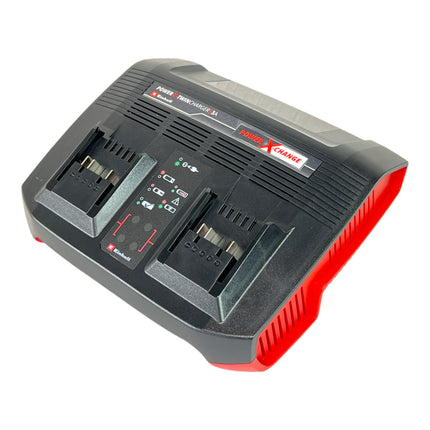 Einhell PXC Starter Kit 2x Power X-Change Plus batterie 18 V 5,2 Ah ( 2x 4511437 ) + Power X-Twincharger 3A chargeur double ( 4512069 )