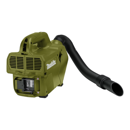 Aspiratore a batteria Makita DCL 184 SFO 18 V 54 mbar 0,5 l serie Olive Outdoor Adventure + 1x batteria ricaricabile 3,0 Ah + caricabatterie