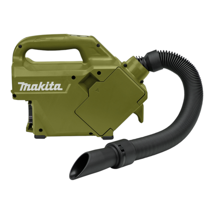 Aspiratore a batteria Makita DCL 184 SFO 18 V 54 mbar 0,5 l serie Olive Outdoor Adventure + 1x batteria ricaricabile 3,0 Ah + caricabatterie