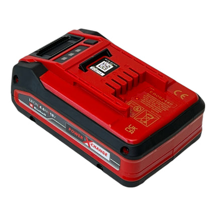 Einhell PXC Starter Kit 2x Power X-Change Plus batterie 18 V 4,0 Ah ( 2x 4511553 ) + Power X-Twincharger 3A chargeur double ( 4512069 ) + Toolcase