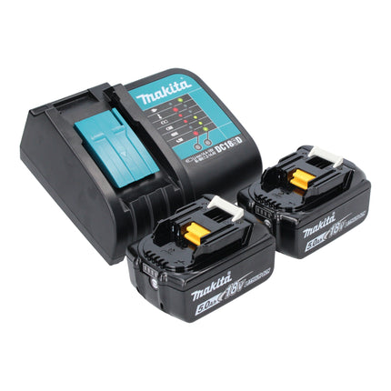 Makita DUS 158 ST2 Pulvérisateur à pression sans fil 18 V 15 l 5,0 bar + 2x batterie 5,0 Ah + chargeur