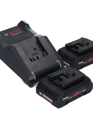 Bosch GSR 18V-90 C Taladro atornillador inalámbrico profesional 18 V 64 Nm sin escobillas + 2 baterías ProCORE 4,0 Ah + cargador