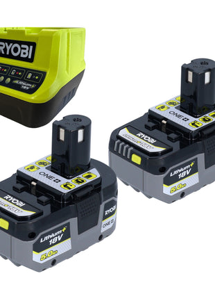 RYOBI OBL1820S Soffiatore a batteria 18 V 245 km/h + 2x batteria 5,0 Ah + caricatore